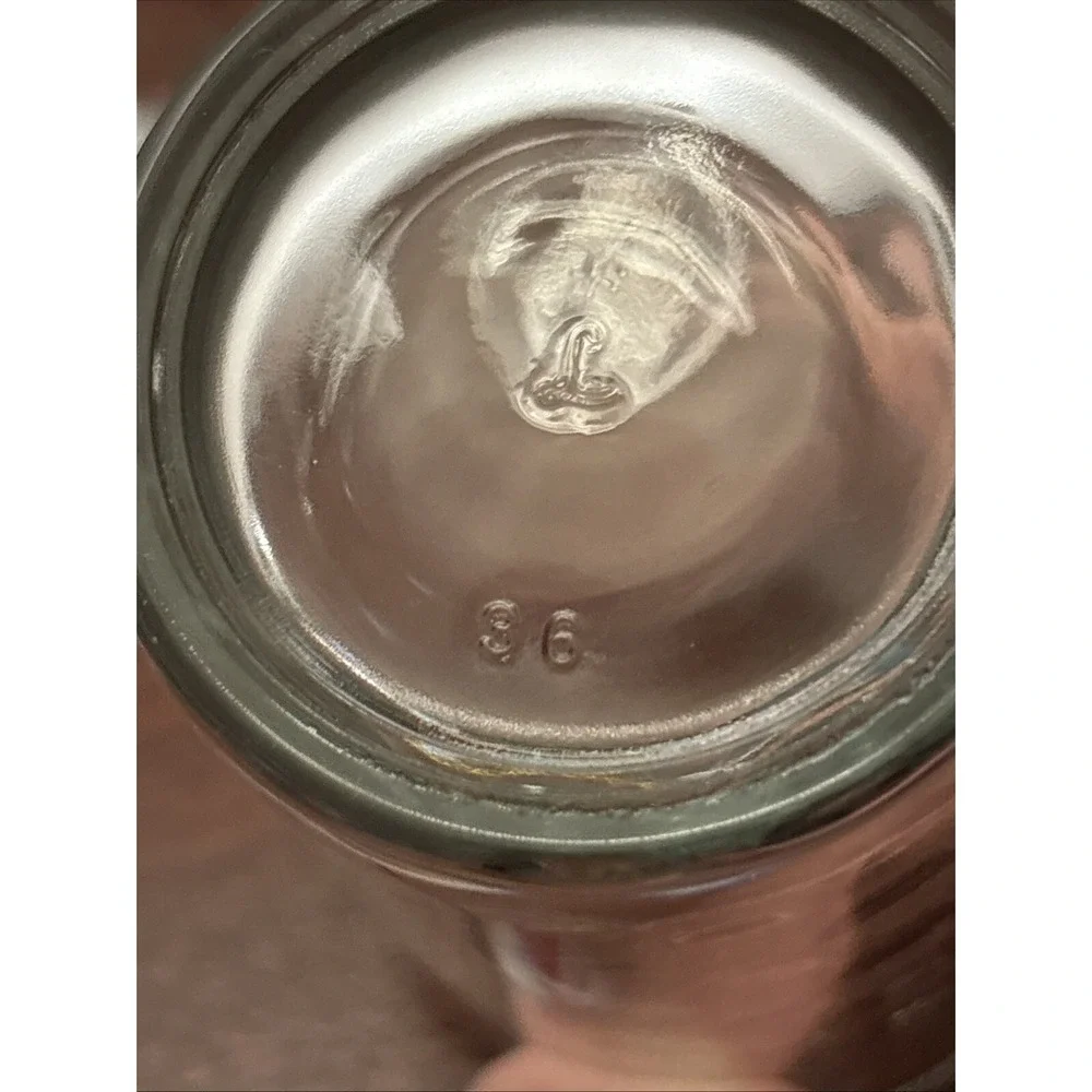 VTG  1960's‎ Libbey AWA Dot Reverse Optic 16oz Clear Ice Tea Glasses Set of 4